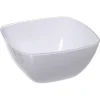 Saladier Square Blanc 25Cm