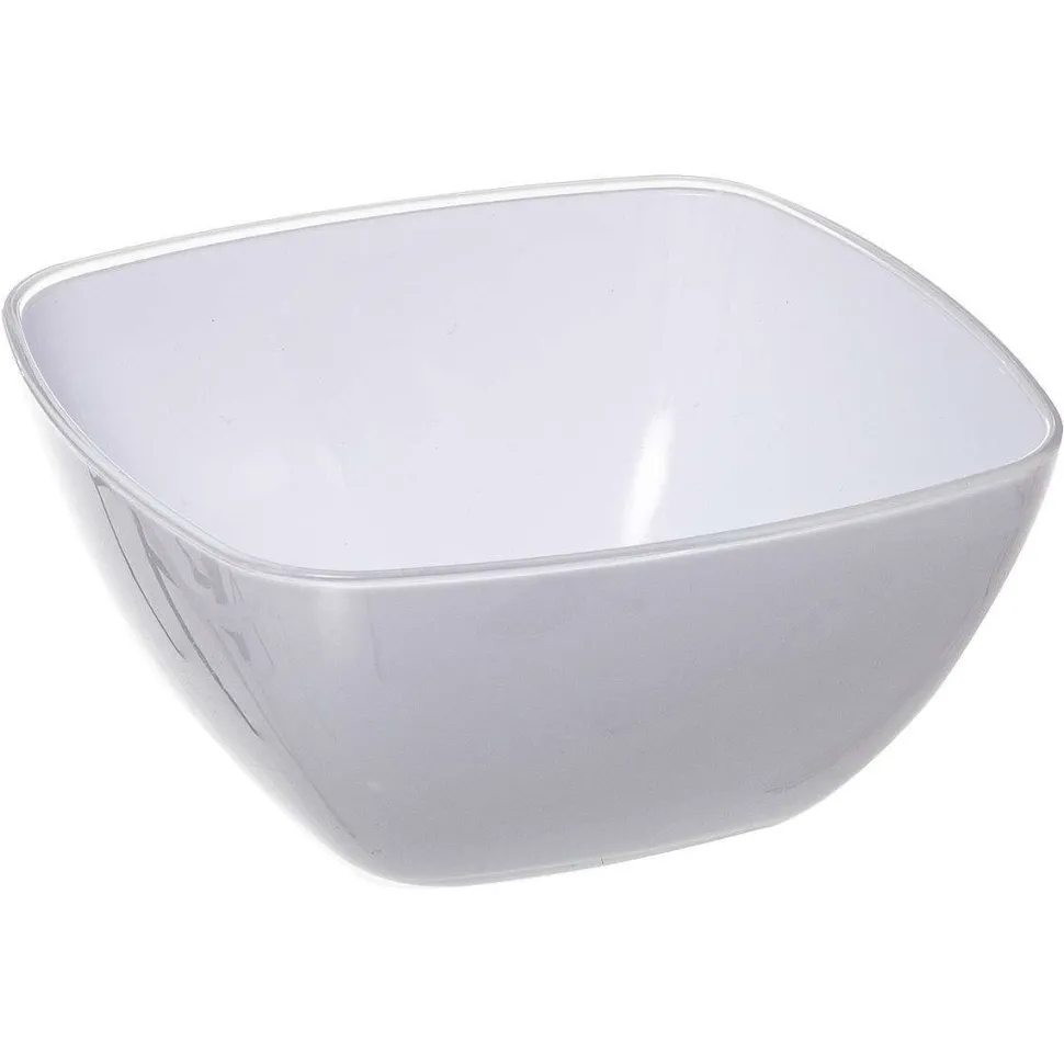 Saladier Square Blanc 25Cm
