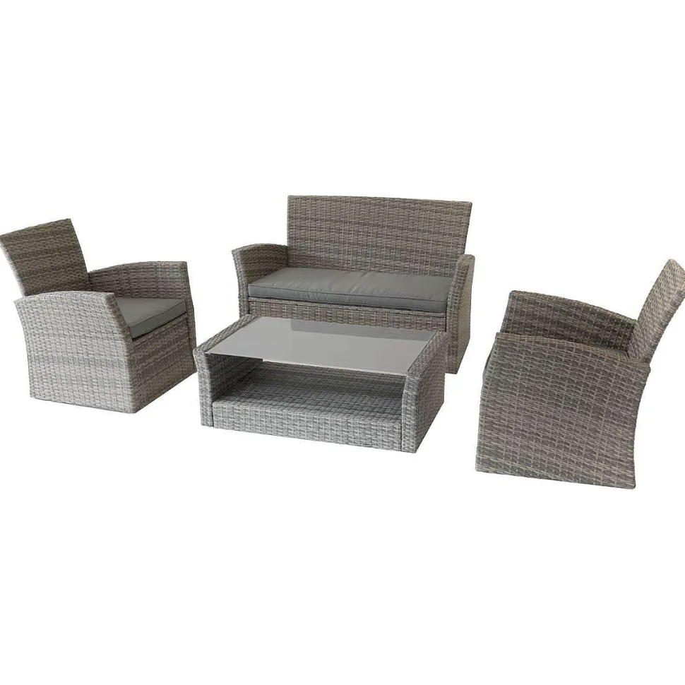 Salon Bora Bora Terre D Ombre 4 Places