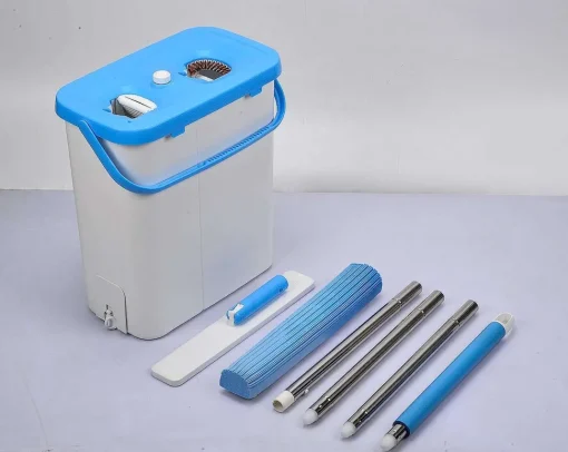 Seau Essoreur Balai Eponge Moppy Duo