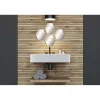 Set 4 Miroirs Hexagonaux 17.5X20Cm Uni