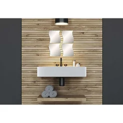 Set 4 Miroirs Vagues 19.7X18Cm 2Mm Uni