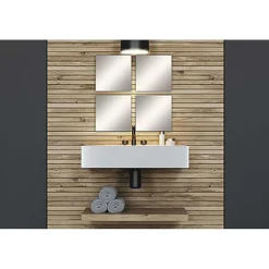 Set De 4 Miroirs Carres 30X30Cm 2Mm Uni