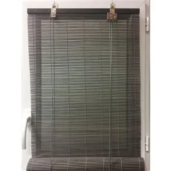 maxibazar Store Enrouleur Baguettes Bambou 60X180Cm Gris