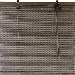 maxibazar Store Enrouleur Lattes Bambou 120X180Cm Gris