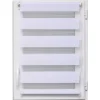 maxibazar Store Enrouleur Lumiere Nuit 120X250Cm Blanc