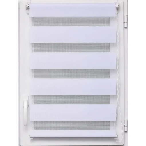 maxibazar Store Enrouleur Lumiere Nuit 120X250Cm Blanc