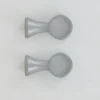 maxibazar Support Simple D16 X 2 Gris Laque