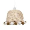 Atmosphera Suspension Bambou Pompons