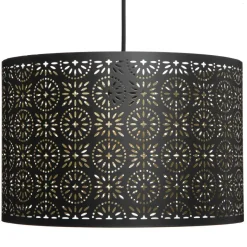 Atmosphera Suspension Metal Ajouree Gypsy Noir D.33Cm