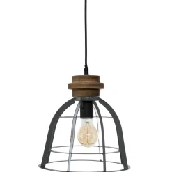 Atmosphera Suspension Metal Berry Gris D.25Cm