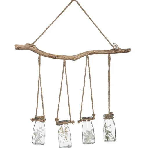 Atmosphera Suspension X4 Fleurs Sechees Naturel