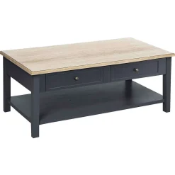 Table Basse 4 Tiroirs Damian Gris