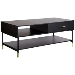 Table Basse 2 Tiroirs Tedy