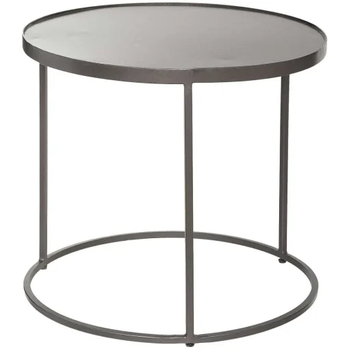 Table Basse Metal Bois X2 Hauteur Max 51Cm