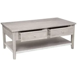 Table Basse 4Tiroirs Charme Naturel