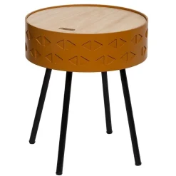 Table Cafe Coffre Shiro Ocre