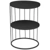 Table Cafe Metal Kobu Noir