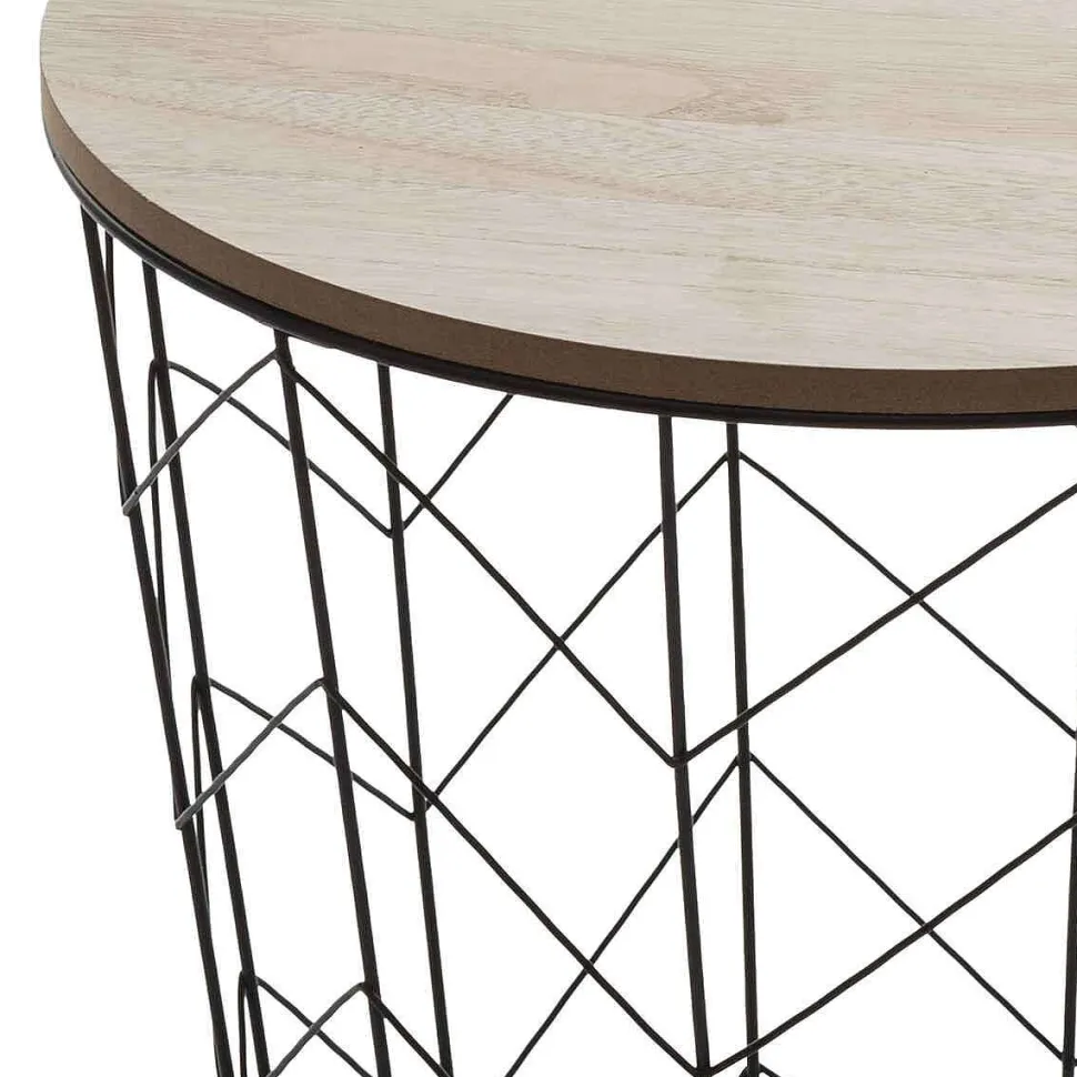 Table Cafe Metal Kumi Pop Noir