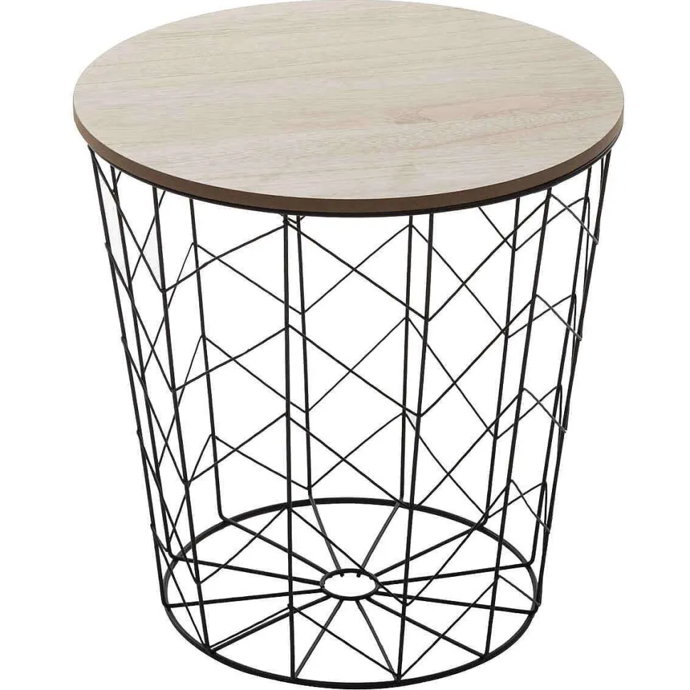 Table Cafe Metal Kumi Pop Noir