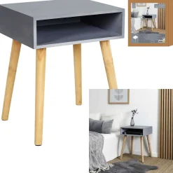 Table Chevet Niche Gris
