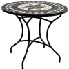 Table Diner Mosaique Kipos D.90X76Cm