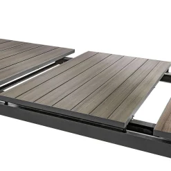 Table Evasion Rallonge Automatique Seigle Graphite 10 Places