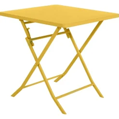 Table Greensboro Carree Moutarde 2 Places