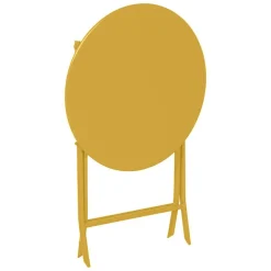 Table Greensboro Ronde Moutarde 2 Places
