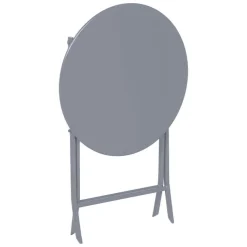 Table Greensboro Ronde Quartz 2 Places