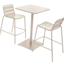 Table Haute Phuket Carree Argile 2 Places