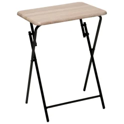 Table Pliante 48X38Cm Bois H.64Cm