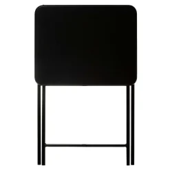 Table Pliante 48X38Cm Noir H.64Cm