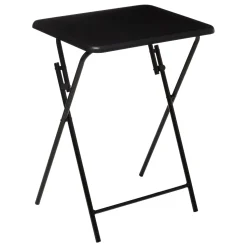 Table Pliante 48X38Cm Noir H.64Cm