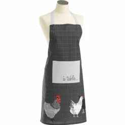 maxibazar Tablier 60X84Cm Coton Auberge Anth