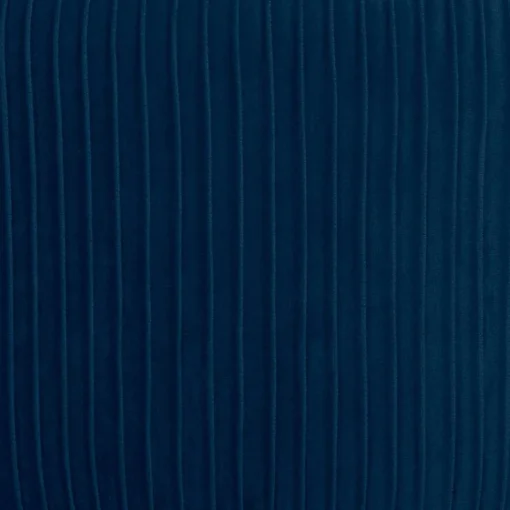Tabouret Appoint Velours Solaro Bleu