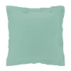 maxibazar Taie D Oreiller Vp 63X63Cm Percale 78 Fils Sauge