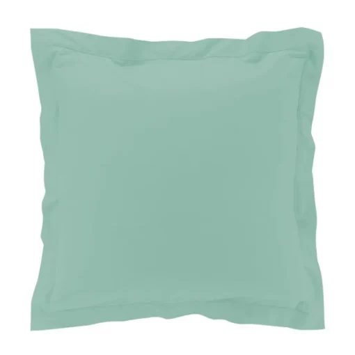 maxibazar Taie D Oreiller Vp 63X63Cm Percale 78 Fils Sauge