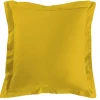 maxibazar Taie D Oreiller 63X63Cm Uni 57 Fils Lina Ocre