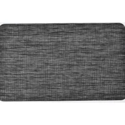 maxibazar Tapis Andy 45X60Cm Vinyle Aspect Chine Gris Fonce