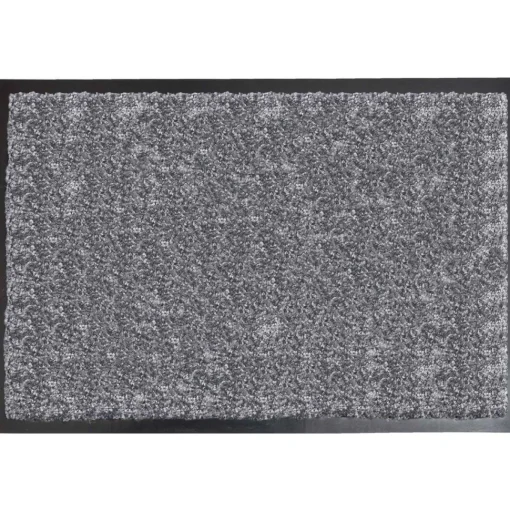 maxibazar Tapis Baptiste 60X80Cm Polyamide Pvc Bleu Gris Chine
