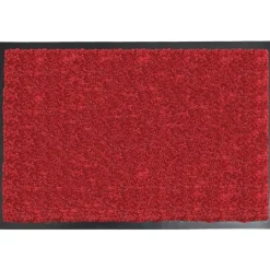 maxibazar Tapis Baptiste 40X60Cm Polyamide Pvc Rouge