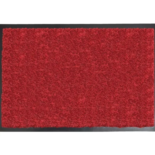 maxibazar Tapis Baptiste 40X60Cm Polyamide Pvc Rouge