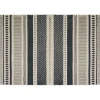 Atmosphera Tapis Coton Imprime Gris Fonce 60X90Cm