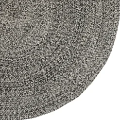 maxibazar Tapis Coton Tresse Bico Cafe D.120Cm