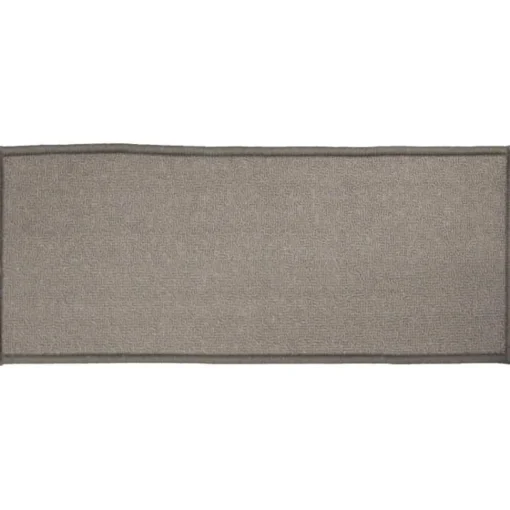 maxibazar Tapis Deco Rectangle 50X120 Cm Uni Primobis Gris