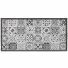 maxibazar Tapis Deco Rectangle 57X115 Cm Imprime Persane Gris