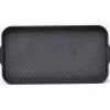 maxibazar Tapis Egouttoir 37X73Cm Polyethylene Noir
