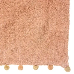 Atmosphera Tapis Rose Et Lurex 100X150Cm