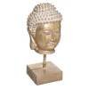 Atmosphera Tete Bouddha Dore Socle